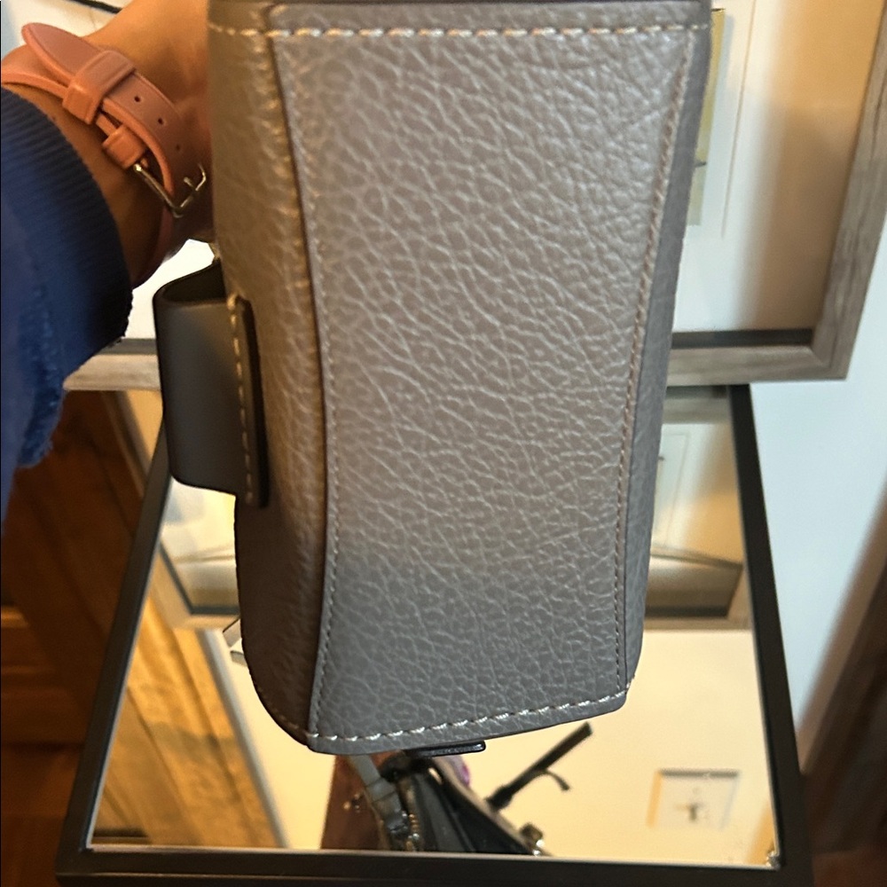 Coach Gray Leather Satchel converts into a backpack - Picture 8 of 13